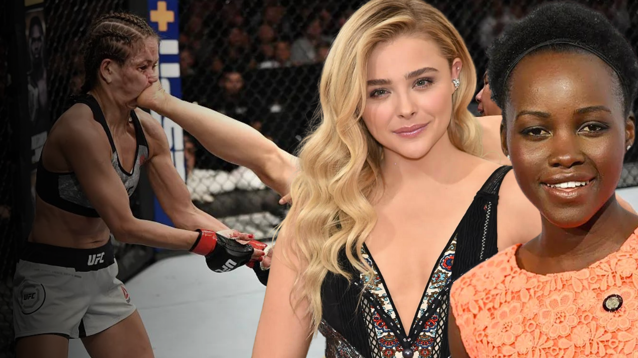 Lupita Nyong and Chloe Grace Moretz as UFC Warriors in Strawweight